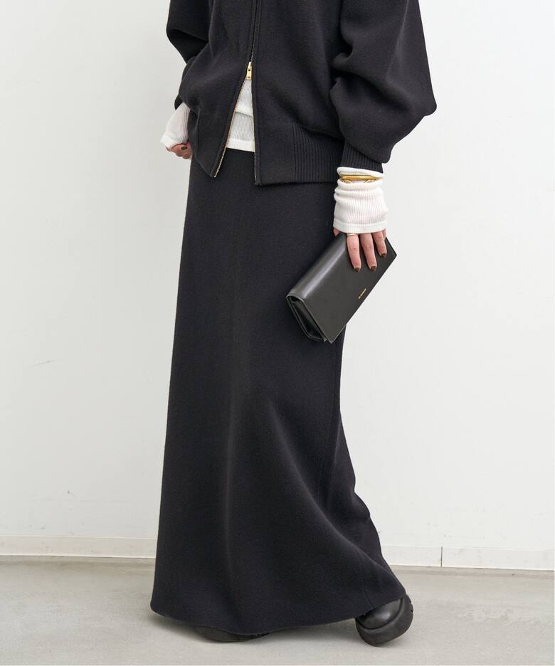 CINOH/チノ 】KNIT MAXI SKIRT（ロング・マキシ丈スカート）｜Deuxieme  
