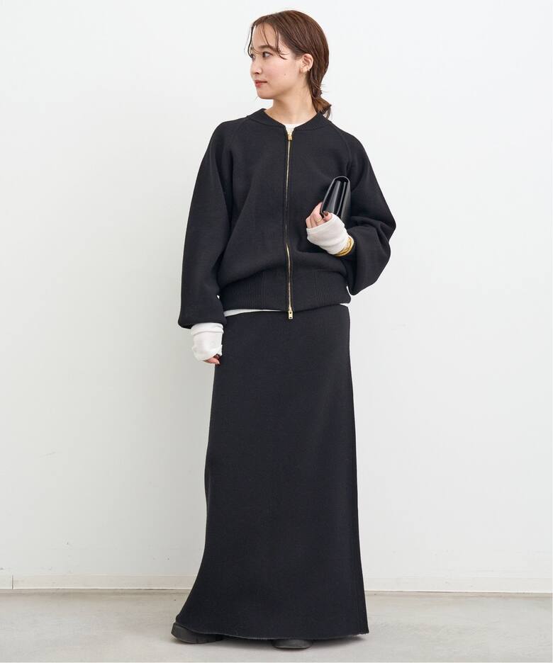 CINOH/チノ 】KNIT MAXI SKIRT（ロング・マキシ丈スカート）｜Deuxieme  