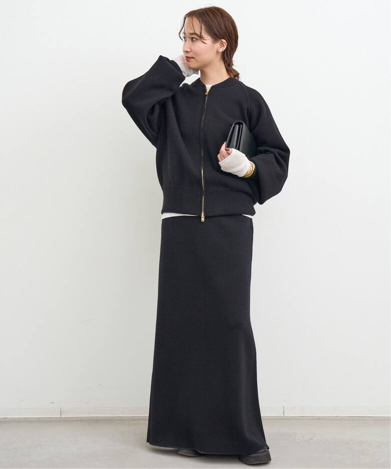 CINOH/チノ 】KNIT MAXI SKIRT（ロング・マキシ丈スカート）｜Deuxieme  