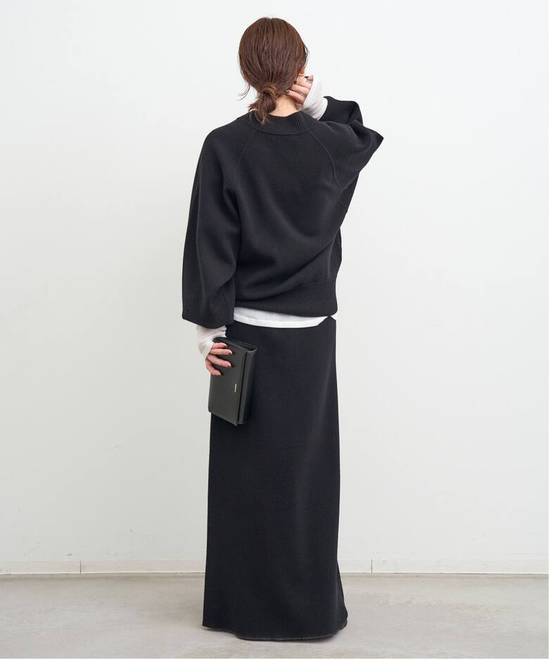CINOH/チノ 】KNIT MAXI SKIRT（ロング・マキシ丈スカート）｜Deuxieme 
