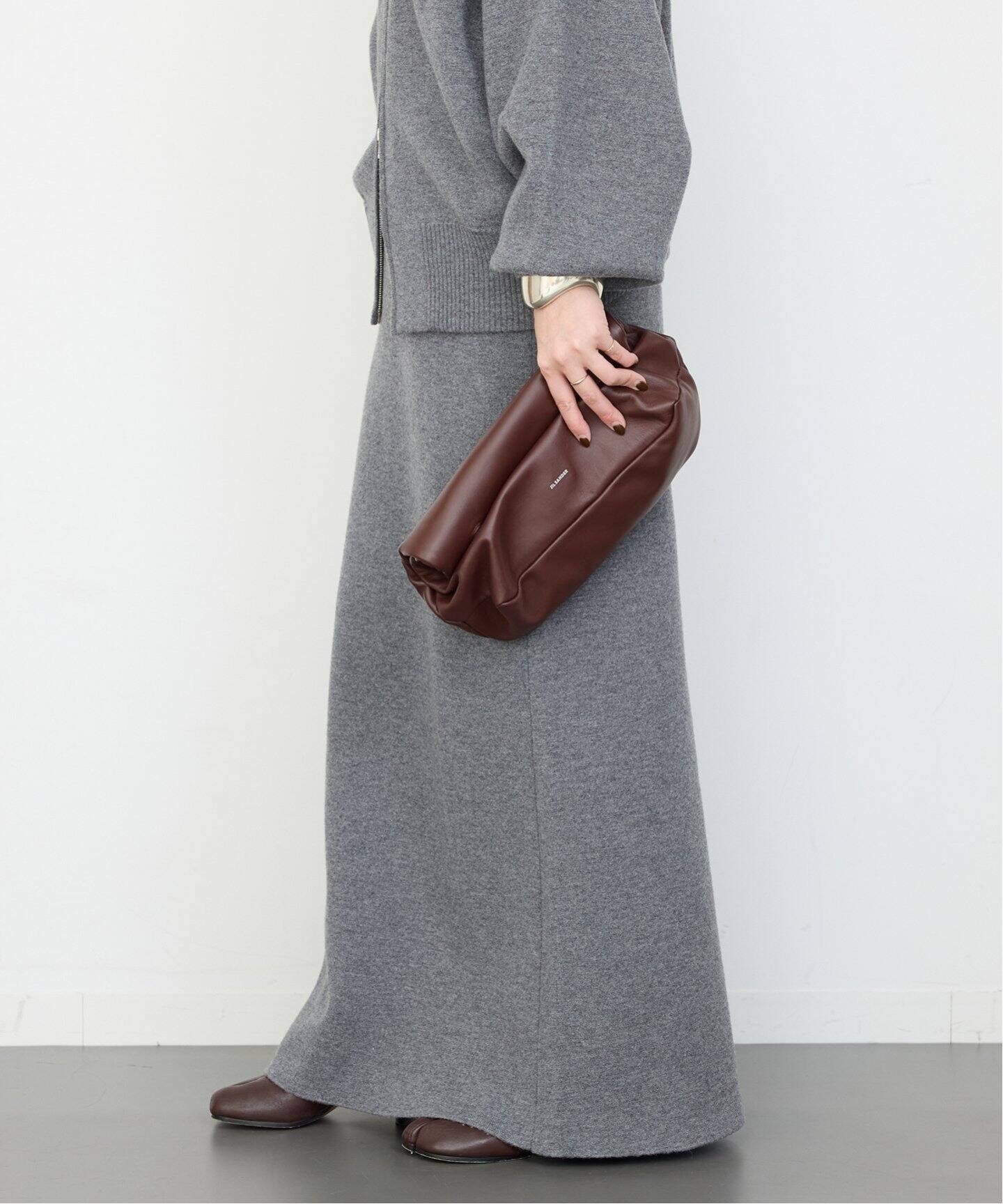 CINOH/チノ 】KNIT MAXI SKIRT（ロング・マキシ丈スカート）｜Deuxieme 