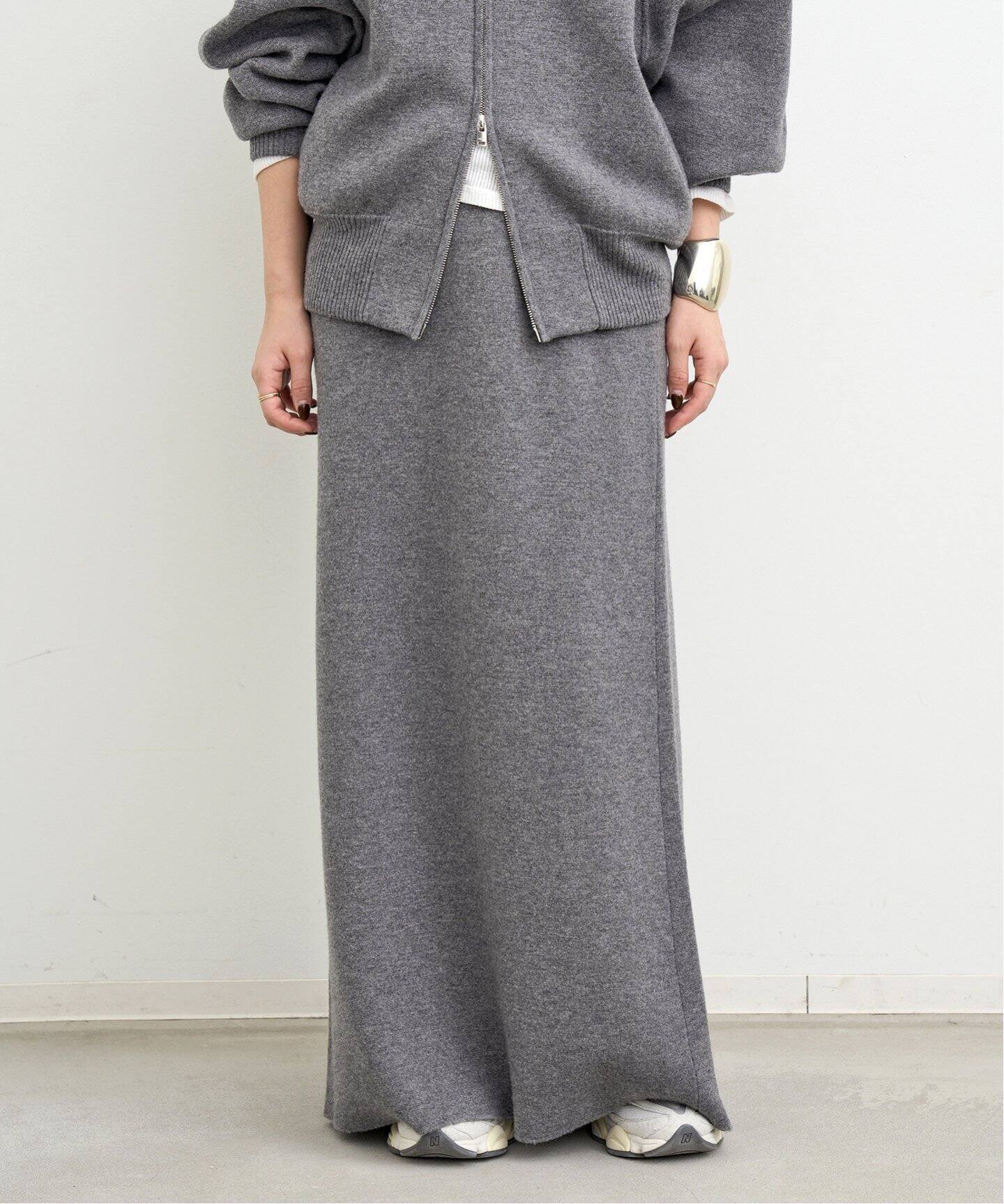 CINOH/チノ 】KNIT MAXI SKIRT（ロング・マキシ丈スカート）｜Deuxieme  