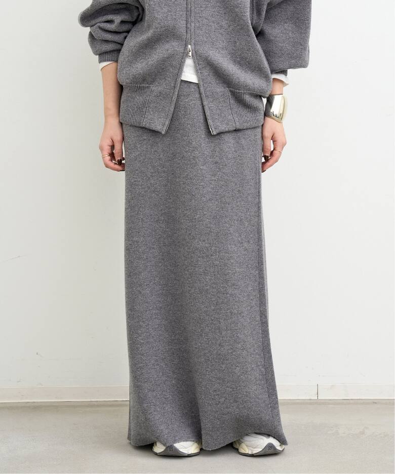 CINOH/チノ 】KNIT MAXI SKIRT（ロング・マキシ丈スカート）｜Deuxieme 