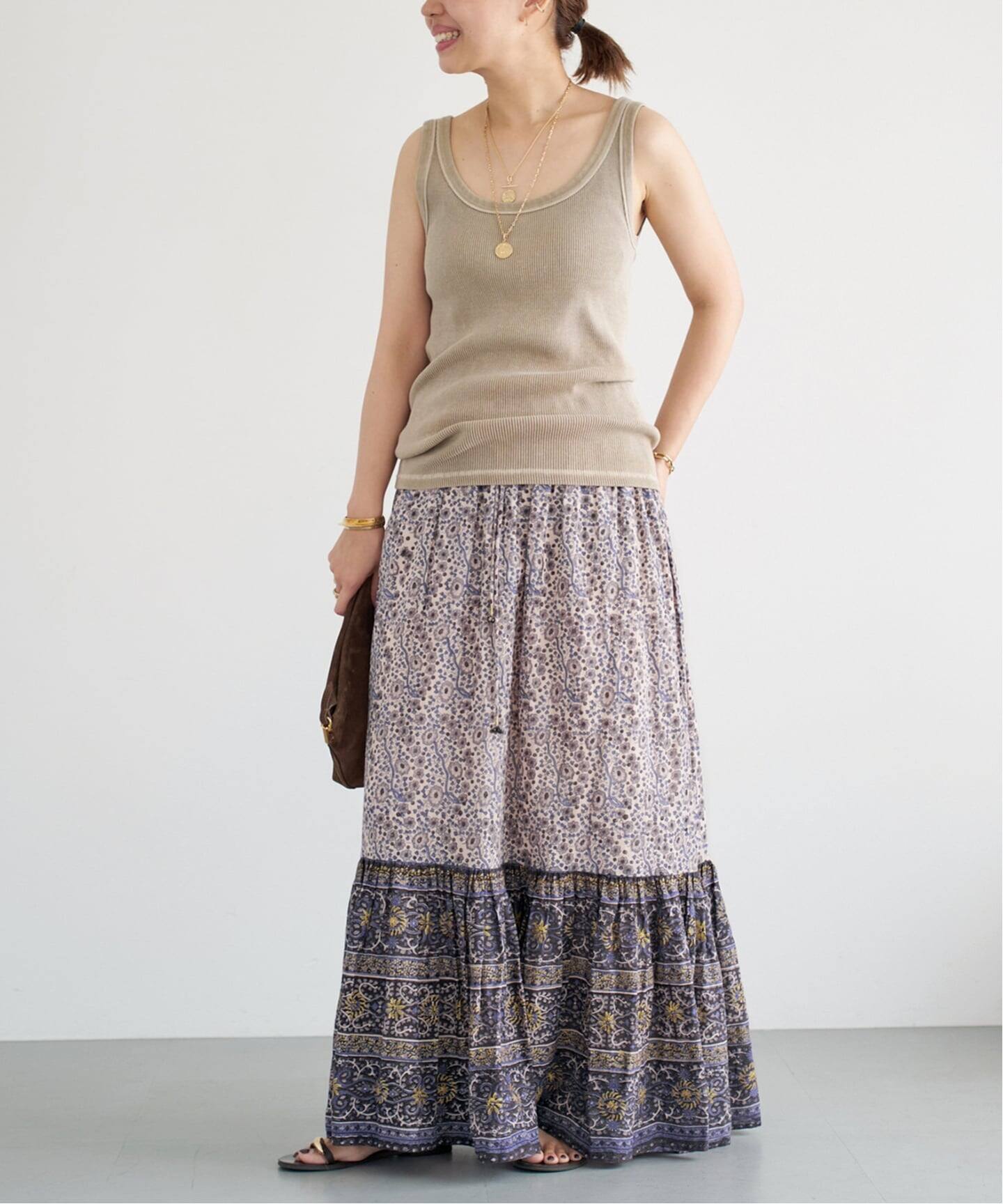 Deuxieme スカート Classe Classe スカート（スカート）｜Deuxieme セール】Pleasantly SKIRT LONG スカート