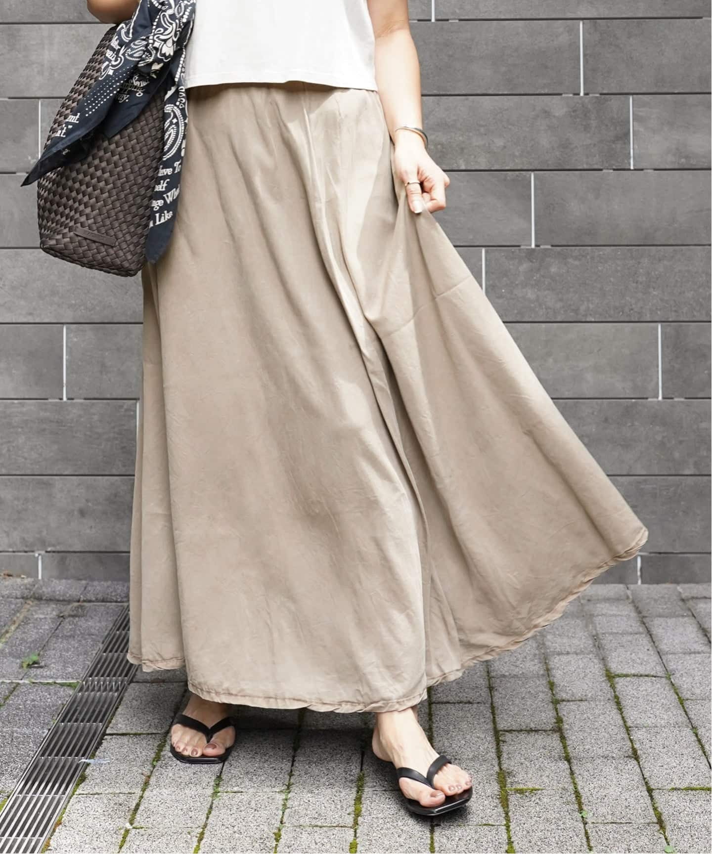 【ASHER LA/アッシャー エルエー】FLARE SKIRT 追加【ASHER LA/アッシャー エルエー】FLARE SKIRT（ロング