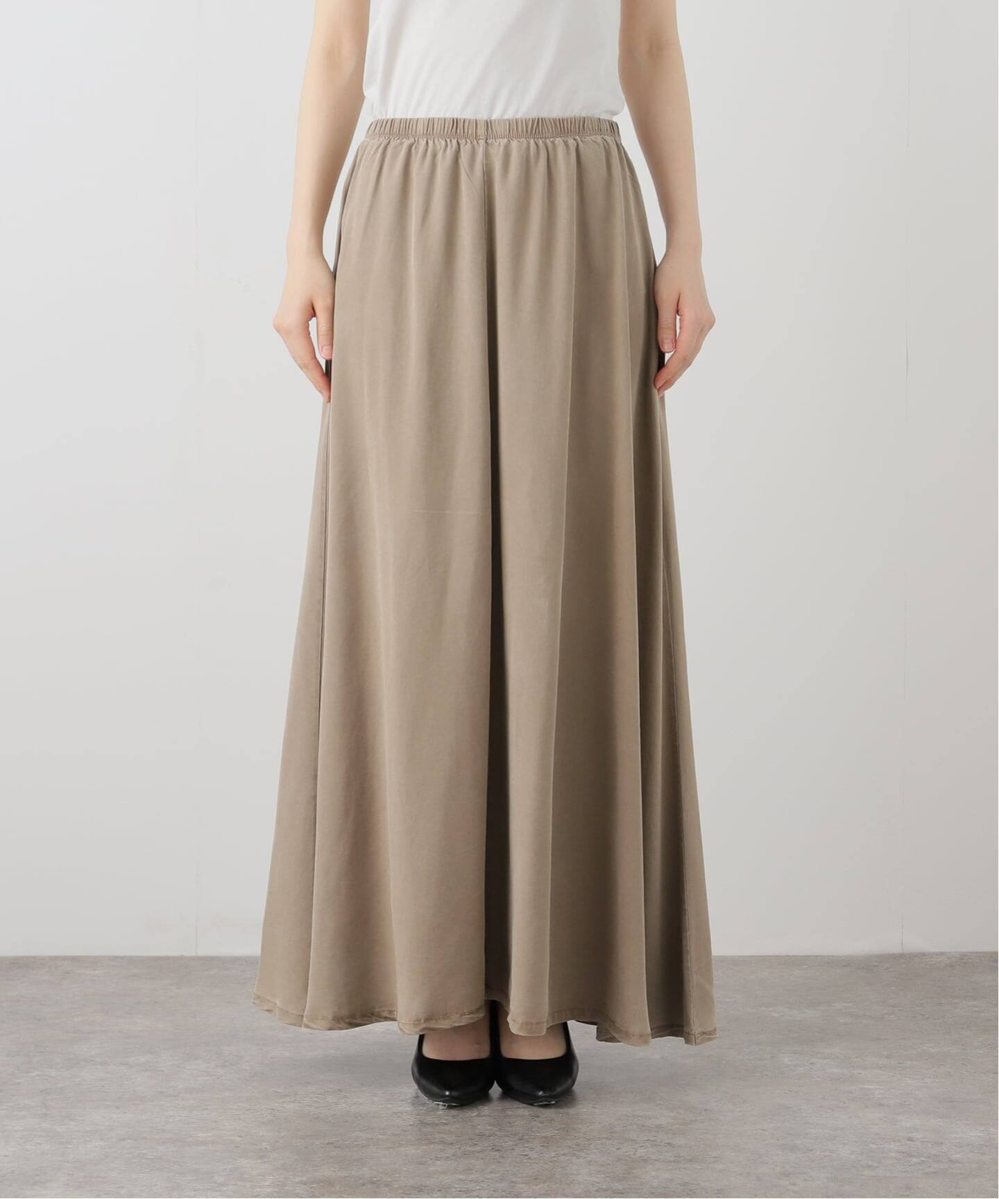 美品☆ASHER LA/アッシャー エルエーFLARE SKIRT 追加【ASHER LA/アッシャー エルエー】FLARE SKIRT（ロング・マキシ丈