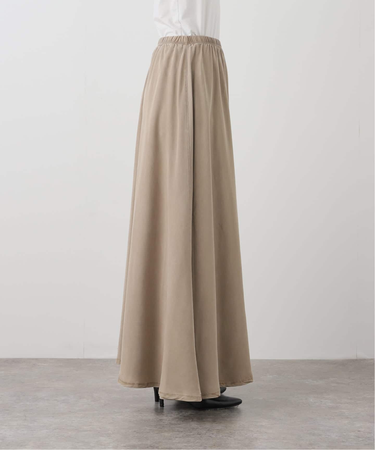 エブリデイアイライク ドゥーズィエムクラス 25SS マキシスカート ベージュ Everyday I like Flare Skirt ベージュ36サイズ - メルカリ