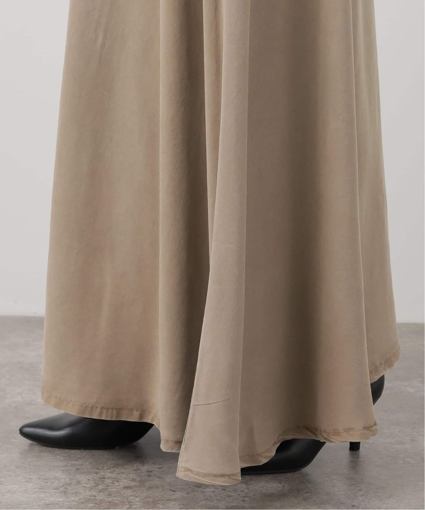 追加【ASHER LA/アッシャー エルエー】FLARE SKIRT（ロング・マキシ丈