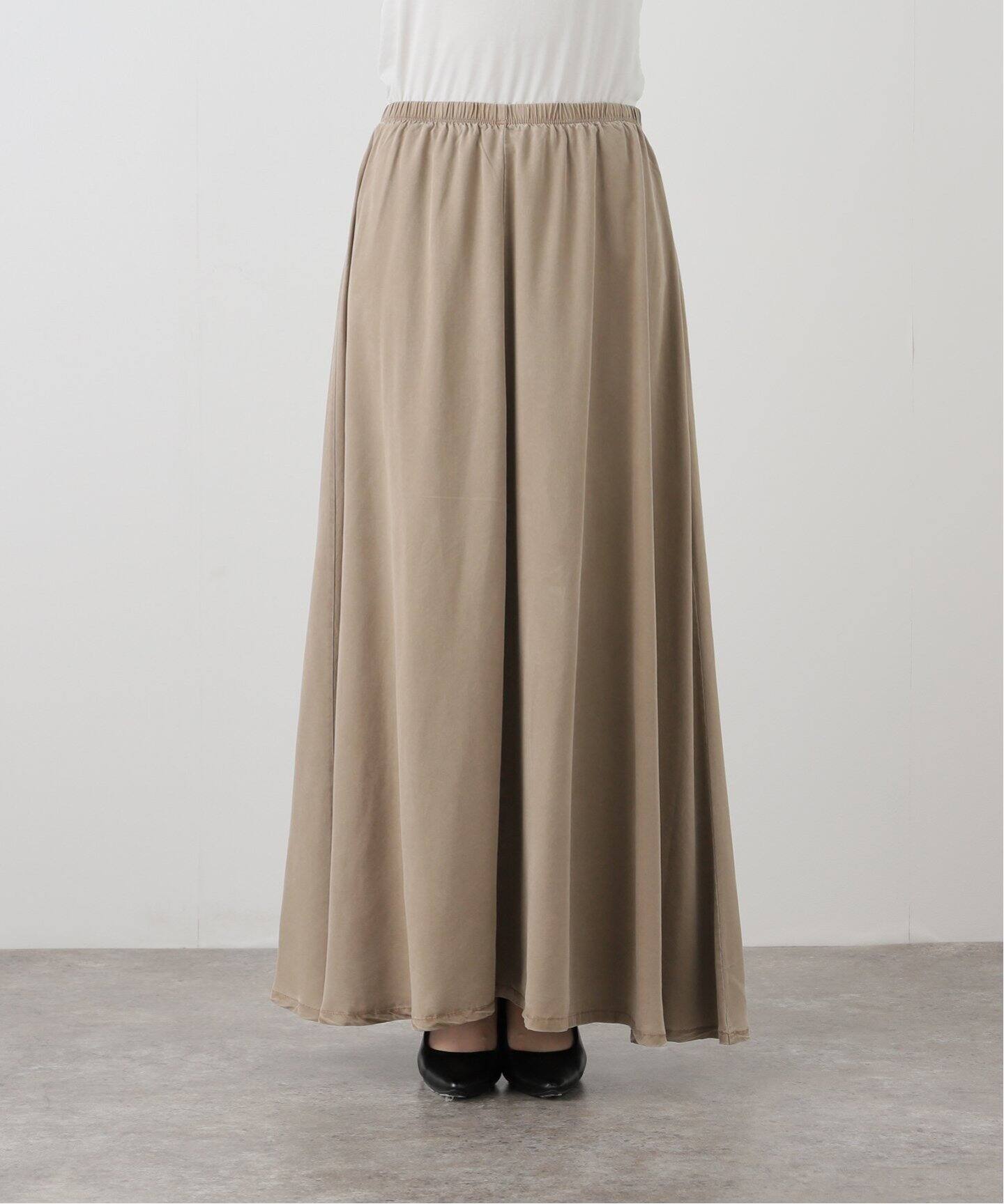 ASHER LA/アッシャー エルエー】FLARE SKIRT（ロング・マキシ丈
