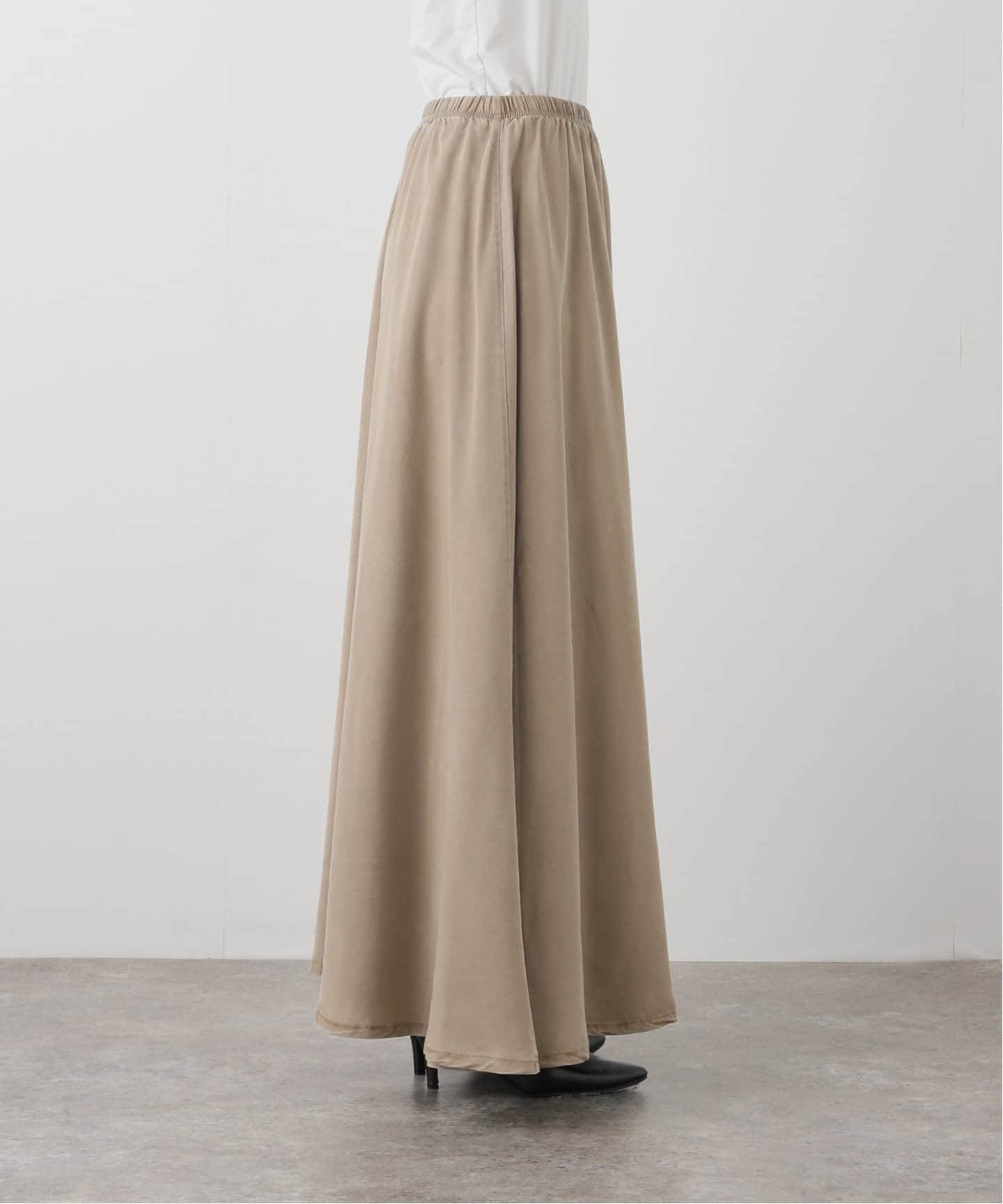 【ASHER LA/アッシャー エルエー】FLARE SKIRT ASHER LA/アッシャー エルエー】FLARE SKIRT（ロング・マキシ丈