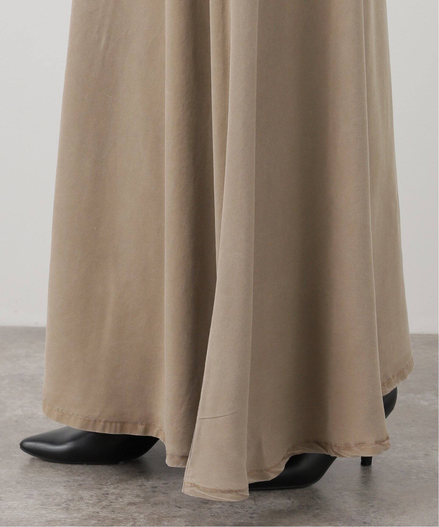 ASHER LA/アッシャー エルエー】FLARE SKIRT（ロング・マキシ丈