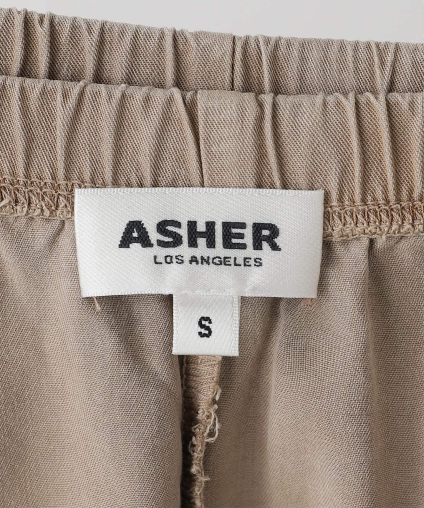 ASHER LA/アッシャー エルエー】FLARE SKIRT（ロング・マキシ丈
