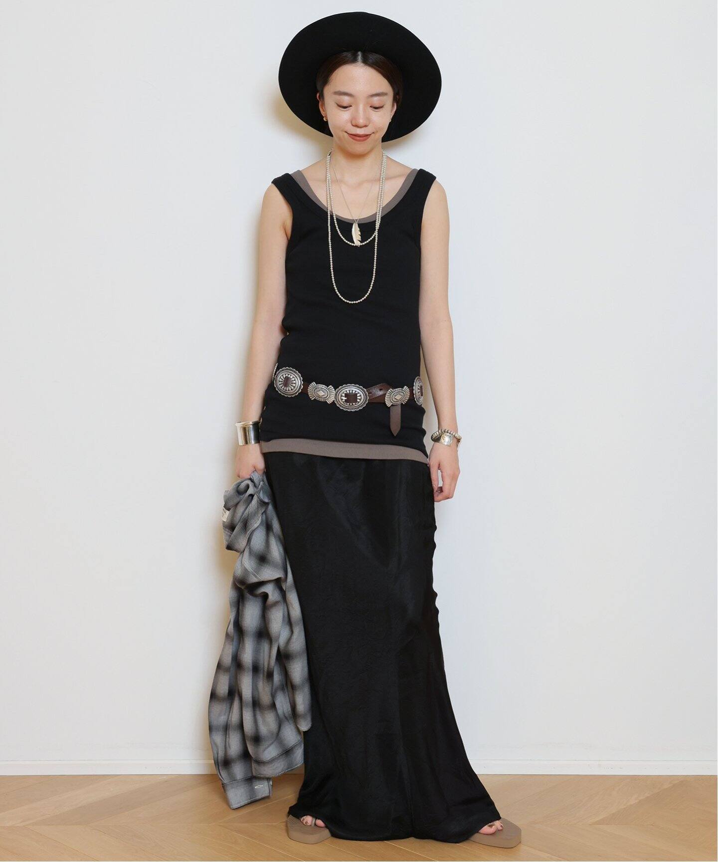 Col Pierrot/コルピエロ】MAXI スカート（ロング・マキシ丈スカート  