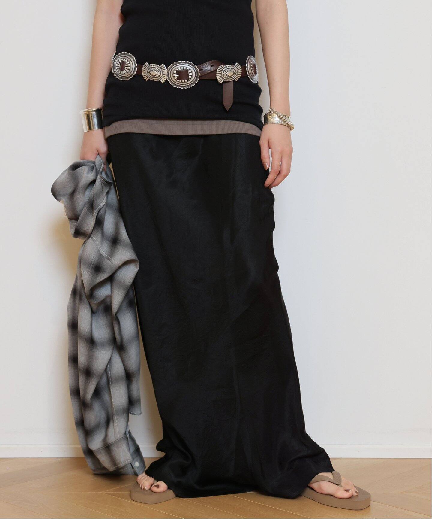 Col Pierrot/コルピエロ】MAXI スカート（ロング・マキシ丈スカート  