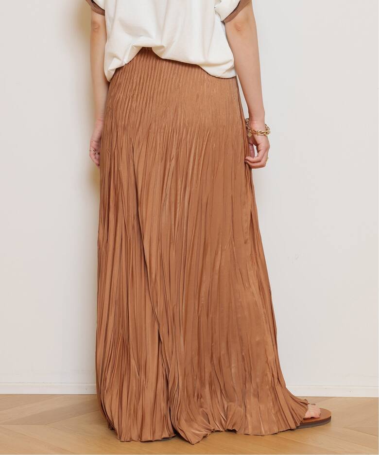 Col Pierrot/コルピエロ】Random Pleats スカート（ロング・マキシ丈  