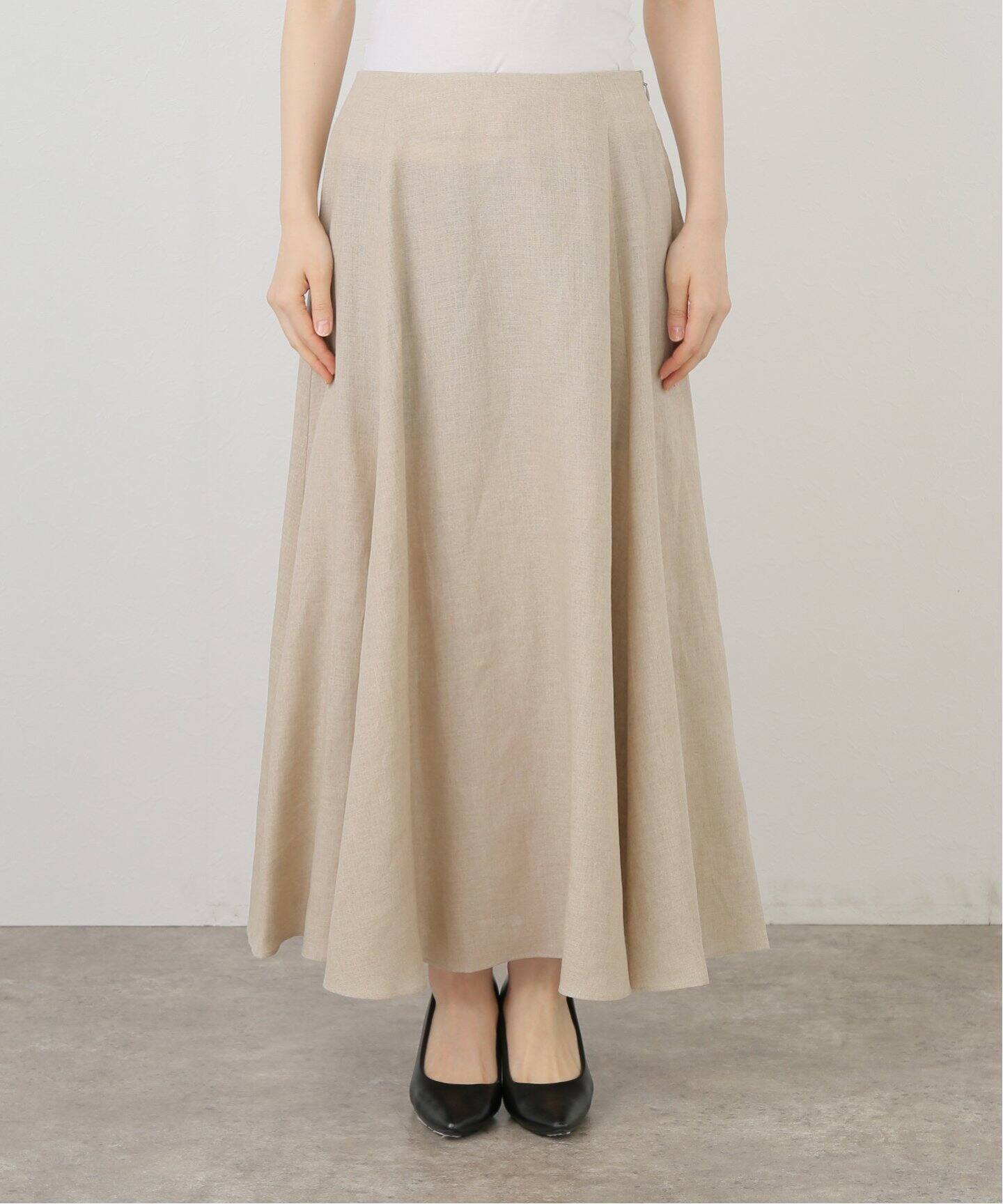 Col Pierrot/コルピエロ】ALBINI LINEN FLARE スカート（ロング