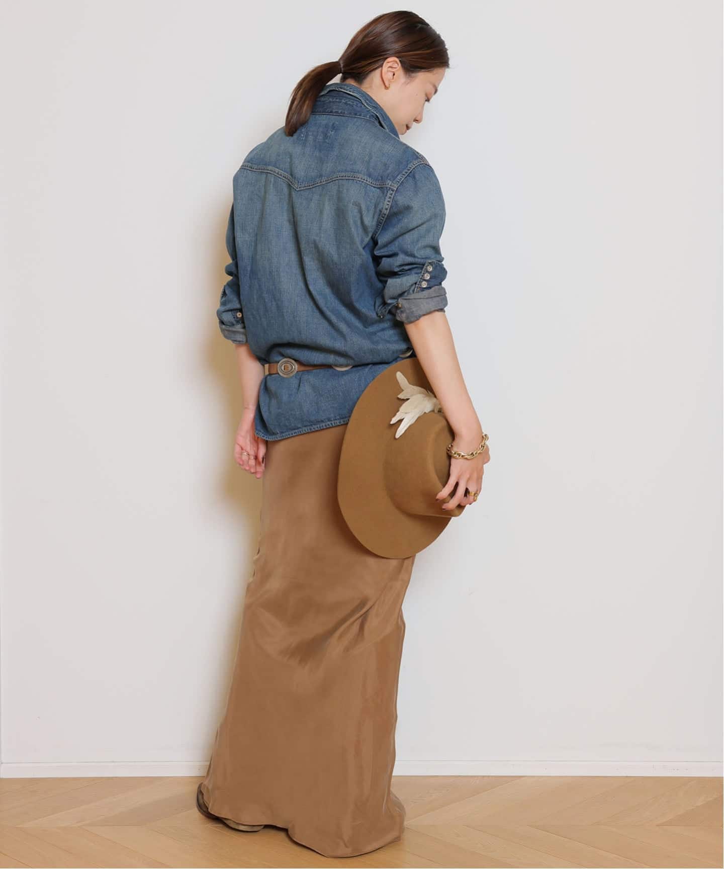 Col Pierrot/コルピエロ】MAXI スカート（ロング・マキシ丈スカート