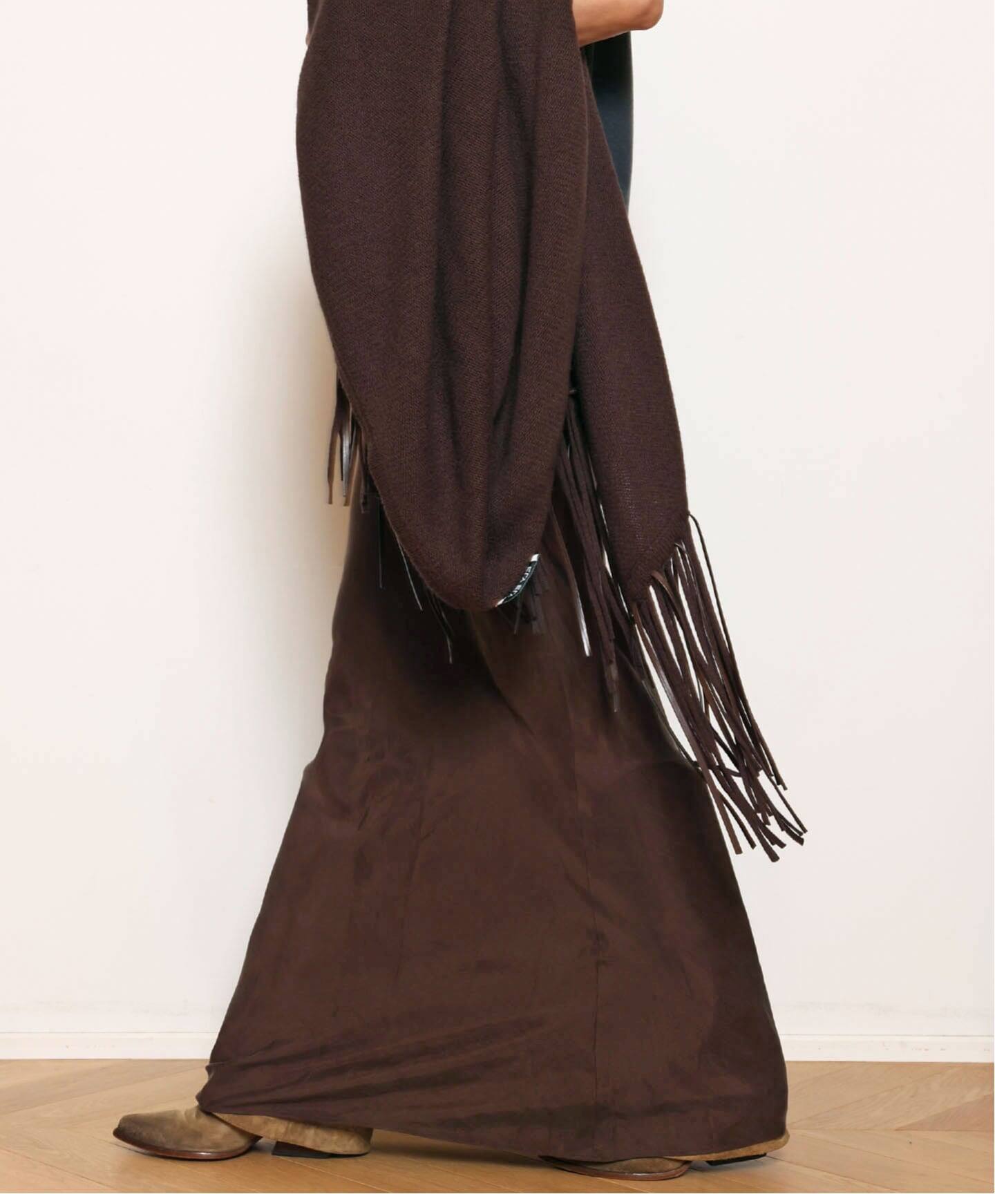 Col Pierrot/コルピエロ】MAXI スカート（BROWN）（ロング