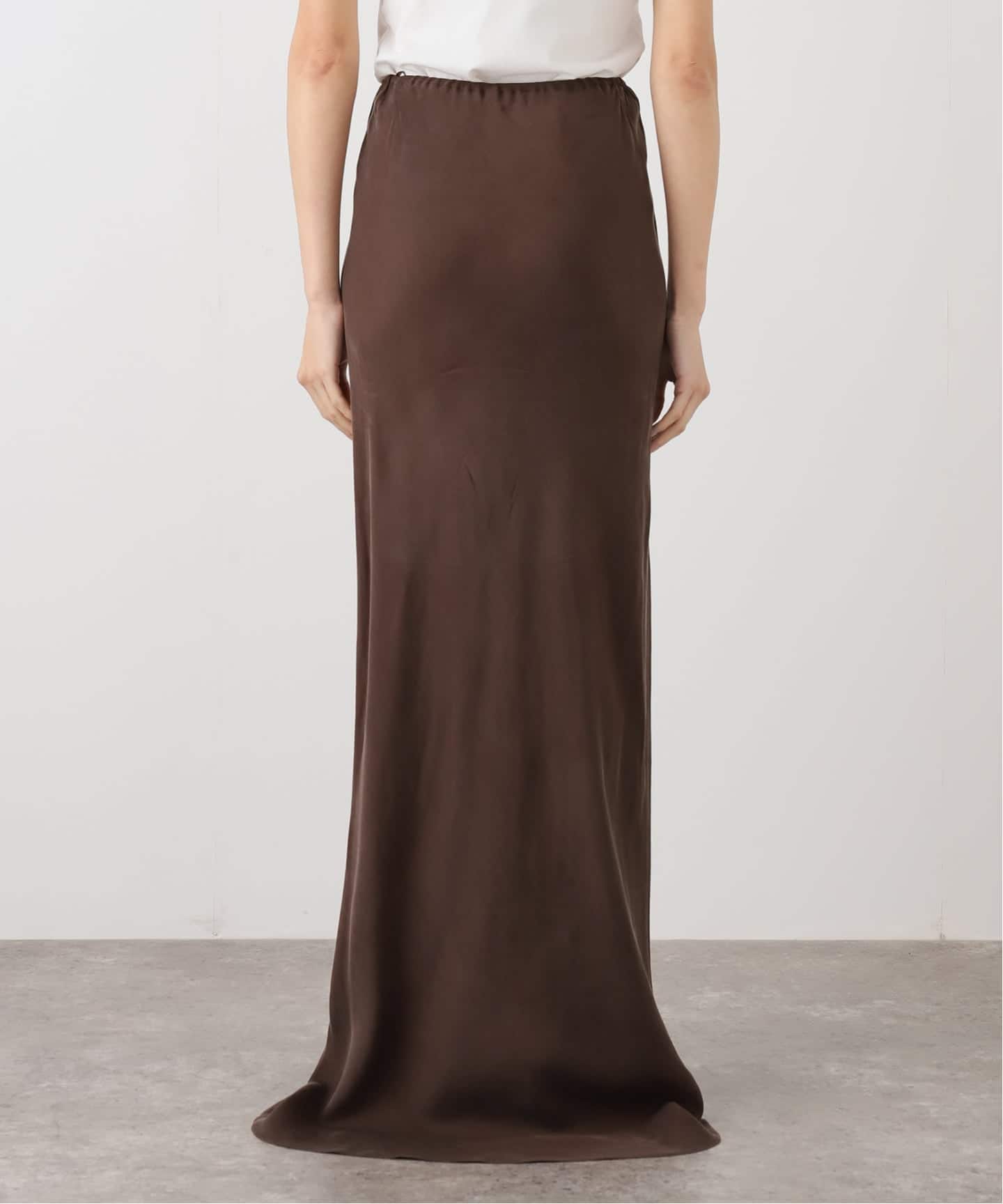 予約》【Col Pierrot/コルピエロ】MAXI スカート（BROWN