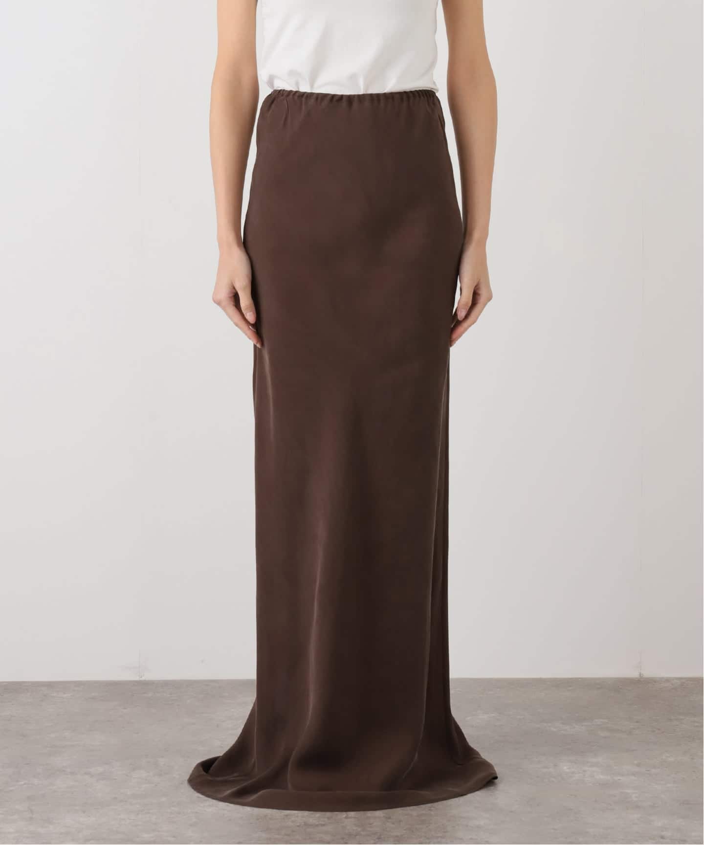 Col Pierrot/コルピエロ】MAXI スカート（BROWN）（ロング