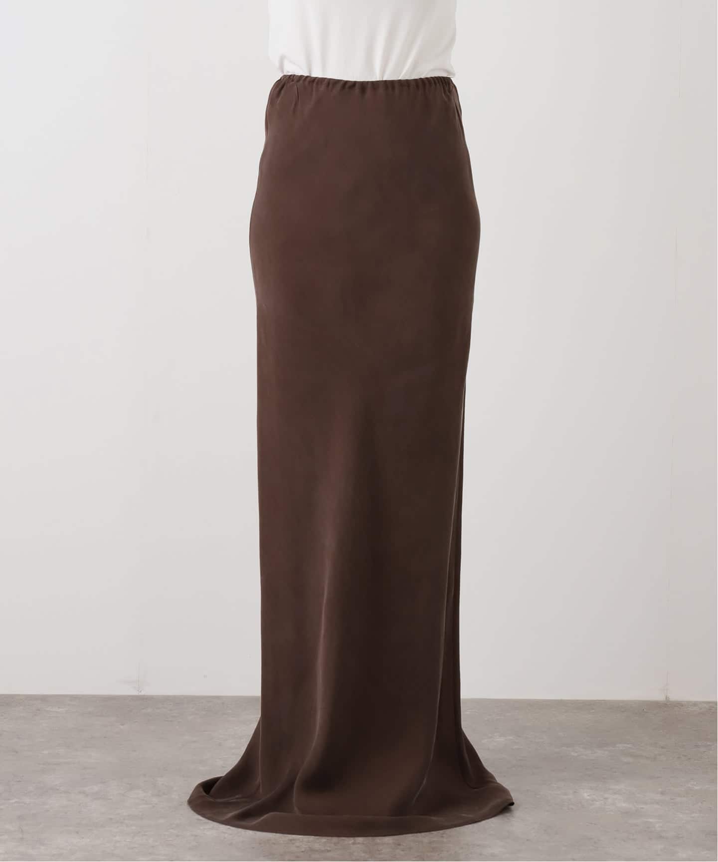 Col Pierrot/コルピエロ】MAXI スカート（BROWN）（ロング