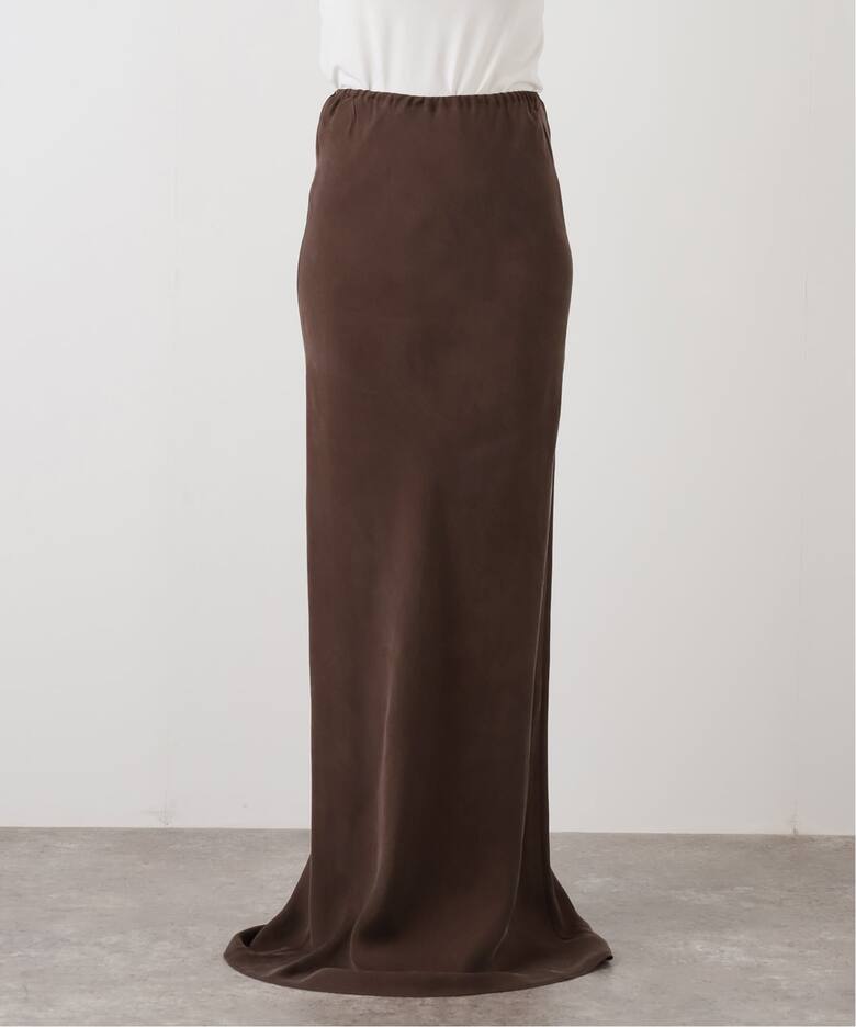 Col Pierrot/コルピエロ】MAXI スカート（BROWN）（ロング・マキシ丈 