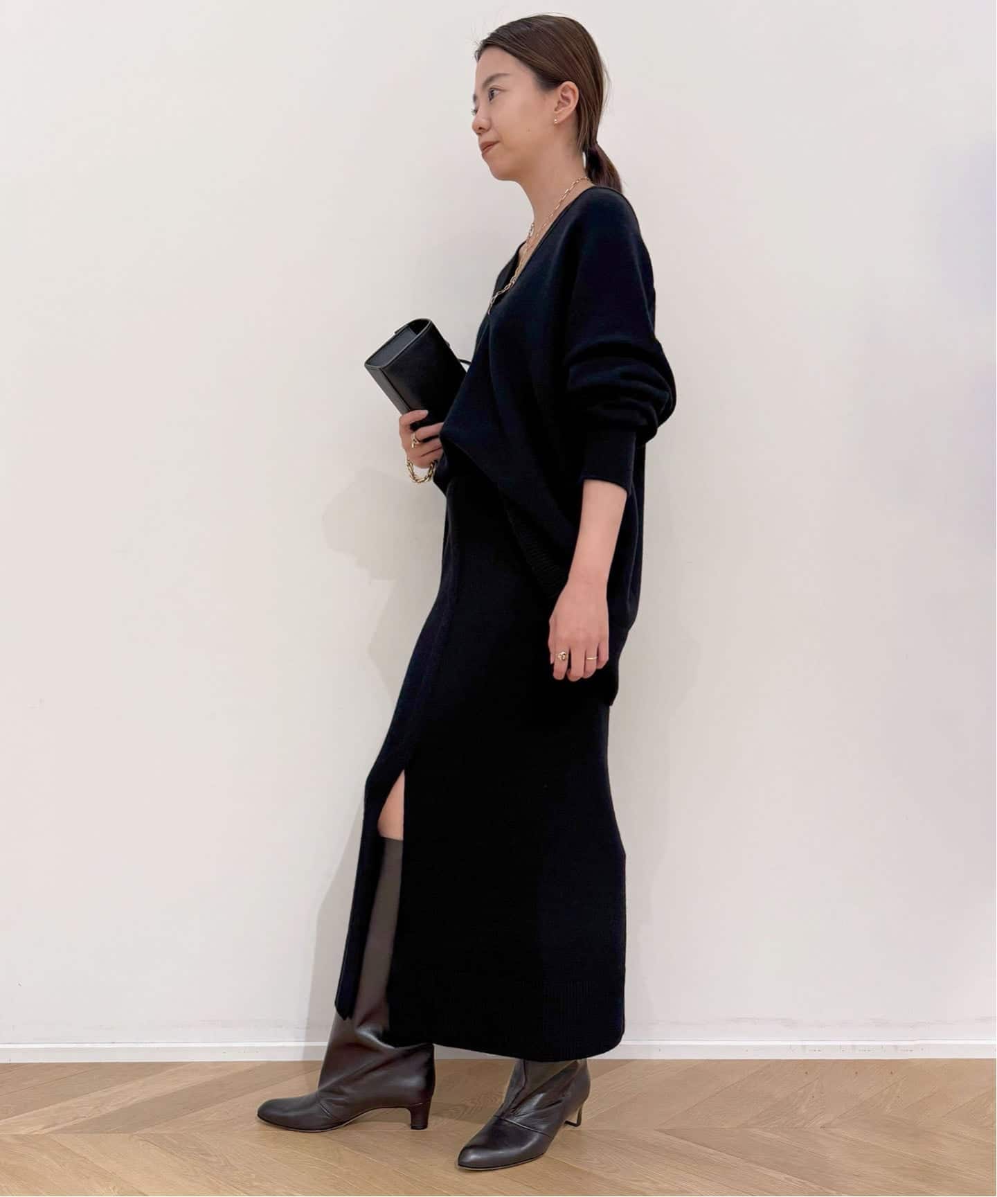 ドゥーズィエムクラス 24AW OLBIA SLIT スカート カシミヤ ドゥーズィエムクラス 24AW OLBIA SLIT スカート カシミヤ Minimal