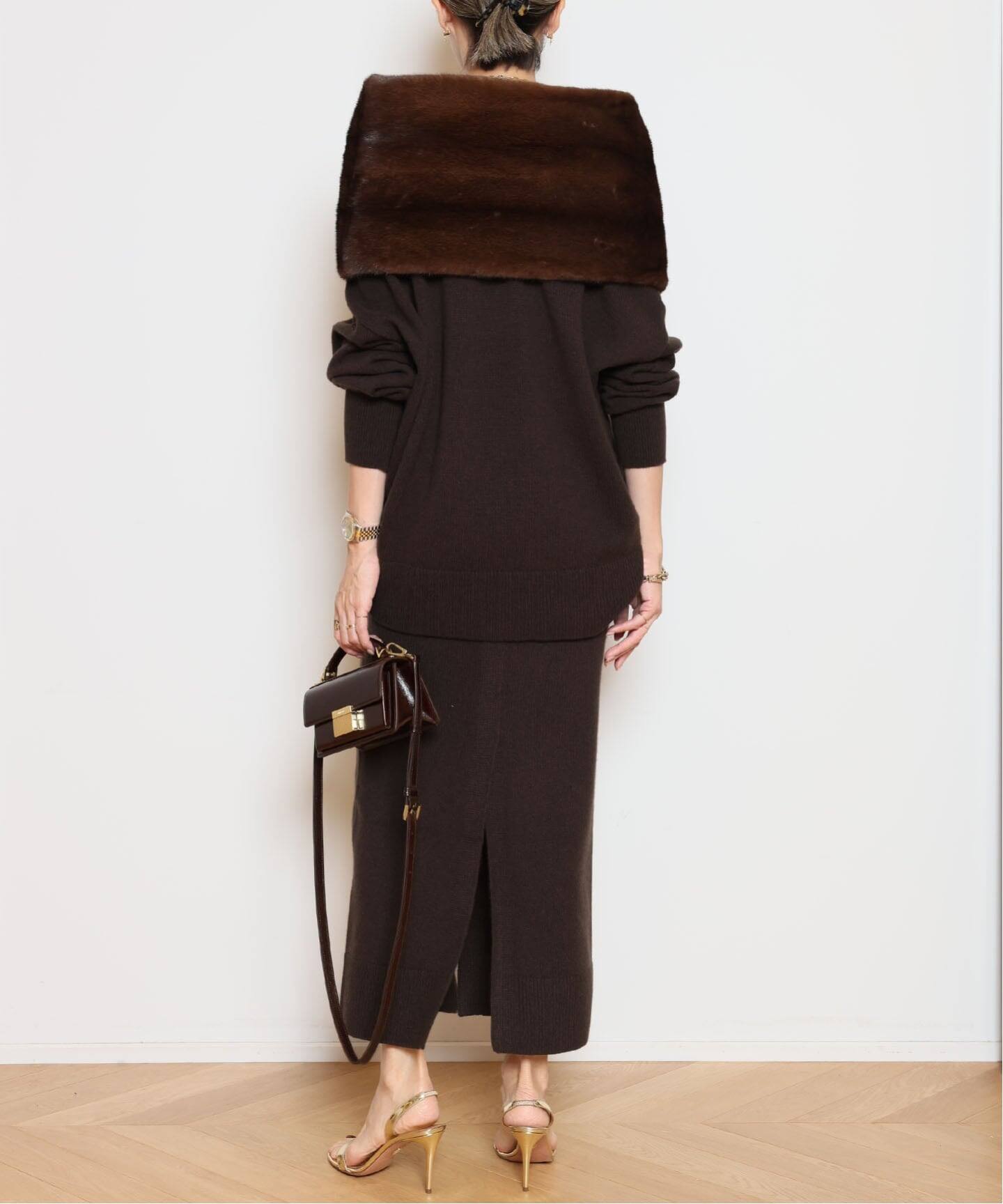 新品未使用 Deuxieme Classe OLBIA SLIT スカート 38 OLBIA SLIT スカート（ロング・マキシ丈スカート）｜MUSE de Deuxieme