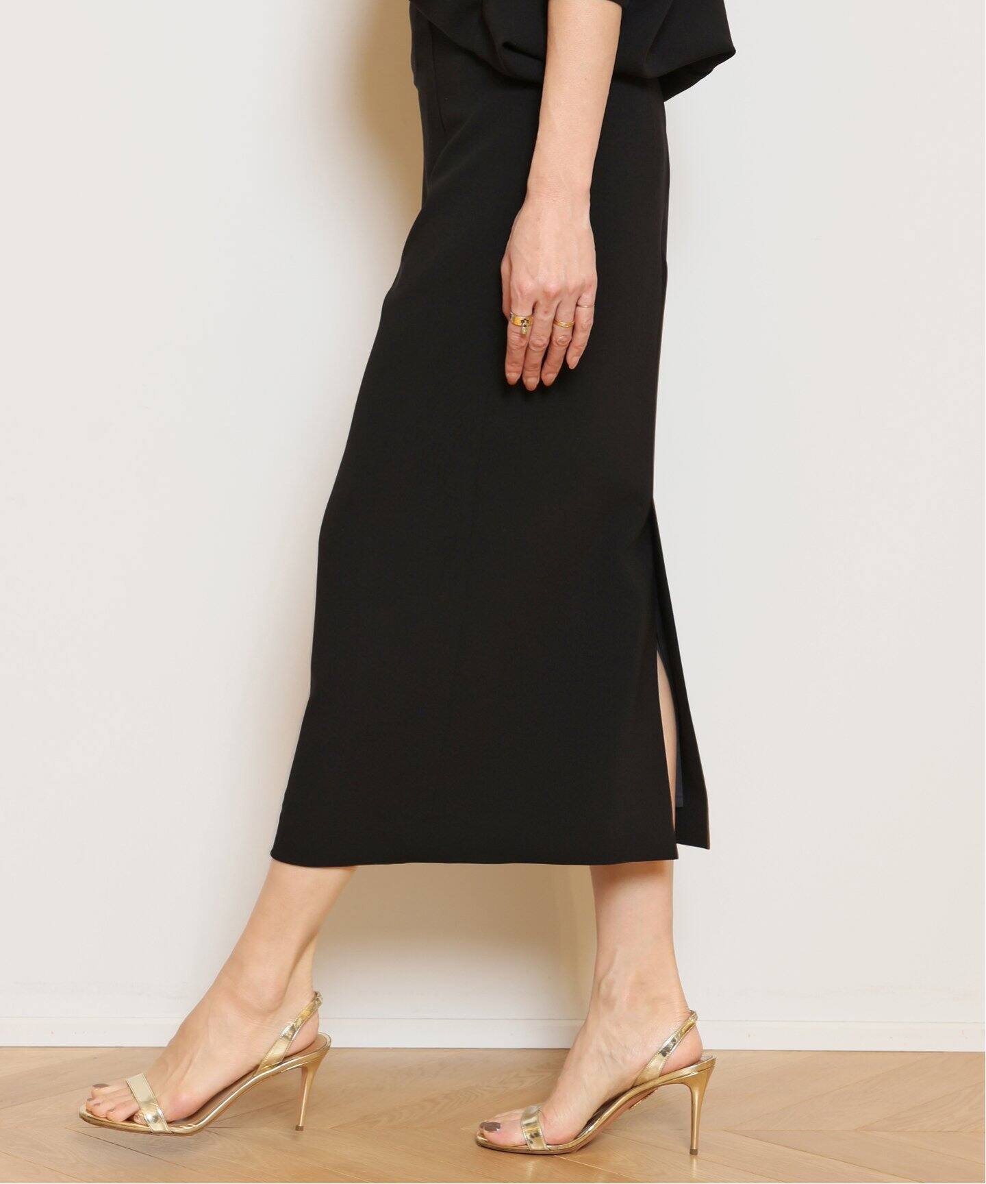 追加 トリアセジョーゼット HIGHWAISTスカート（ロング・マキシ丈  