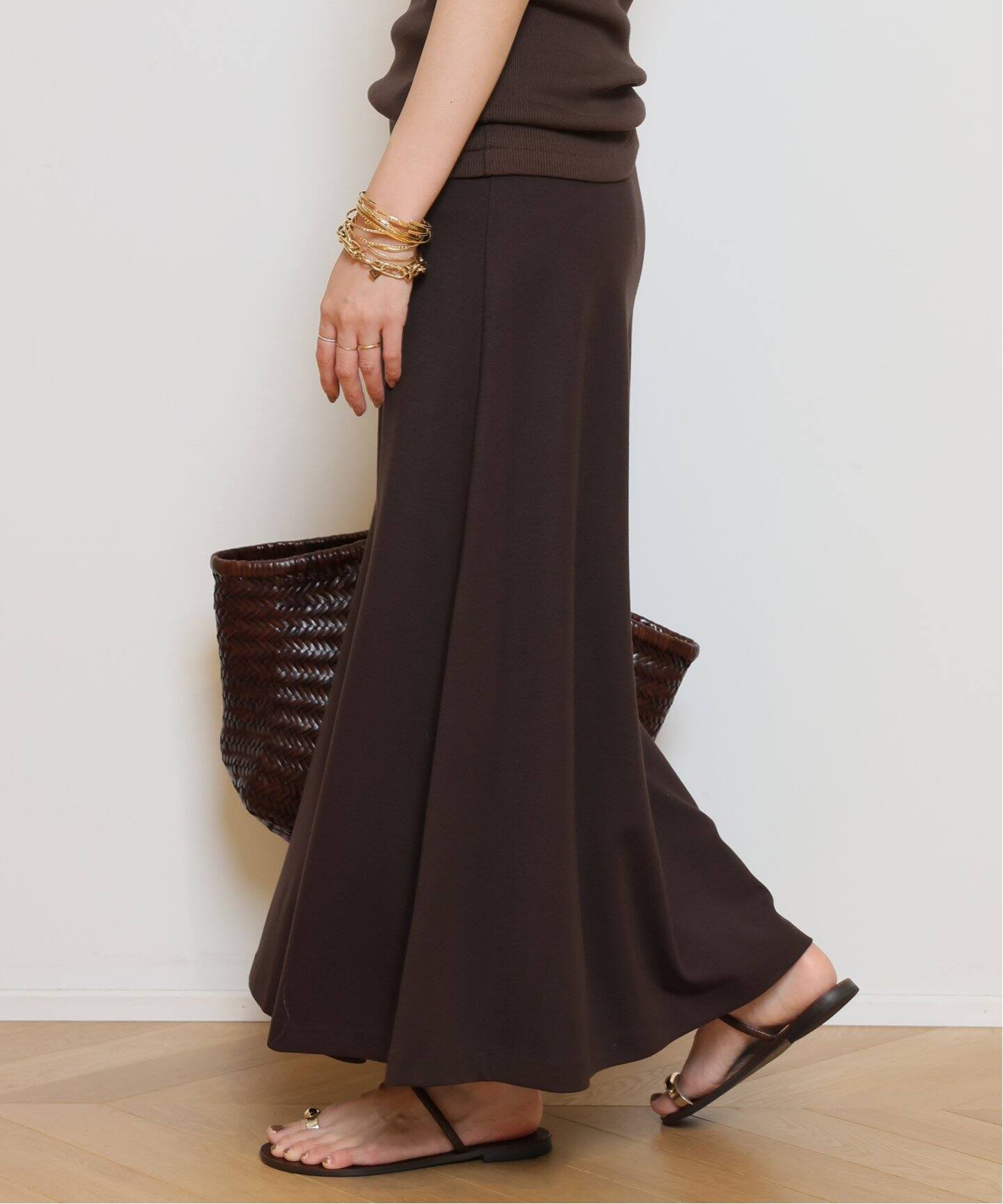 New Jersey Flare スカート（ロング・マキシ丈スカート）｜MUSE de  