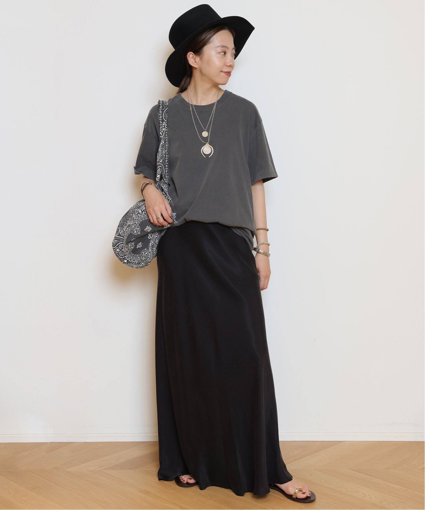 MUSE de Deuxieme Classe Brilliant スカート Cu/R maxi スカート（ロング・マキシ丈スカート）｜MUSE de