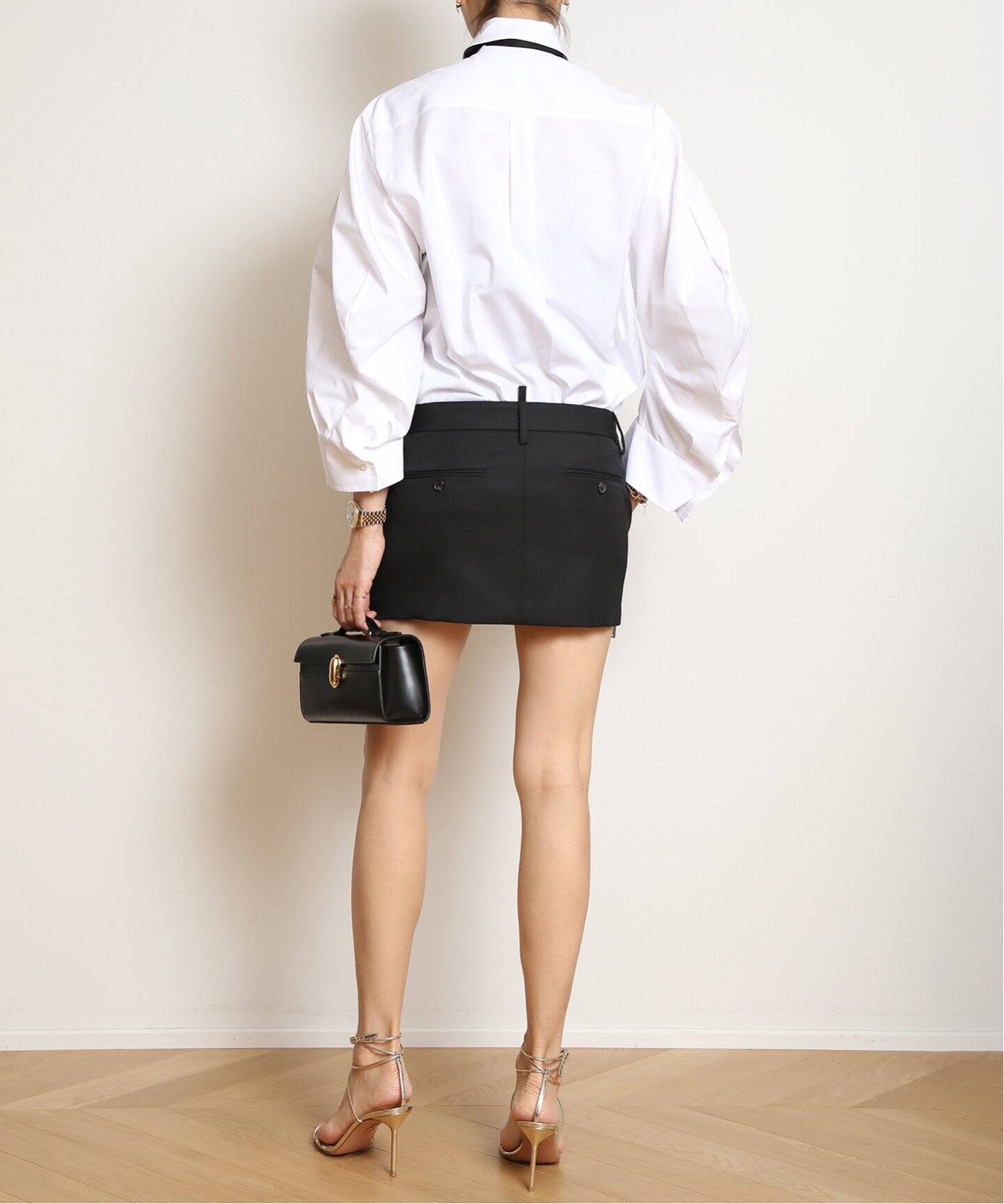 DSQUARED2/ディースクエアード】 ZIPPED AUDRY MINI スカート（ミニ  