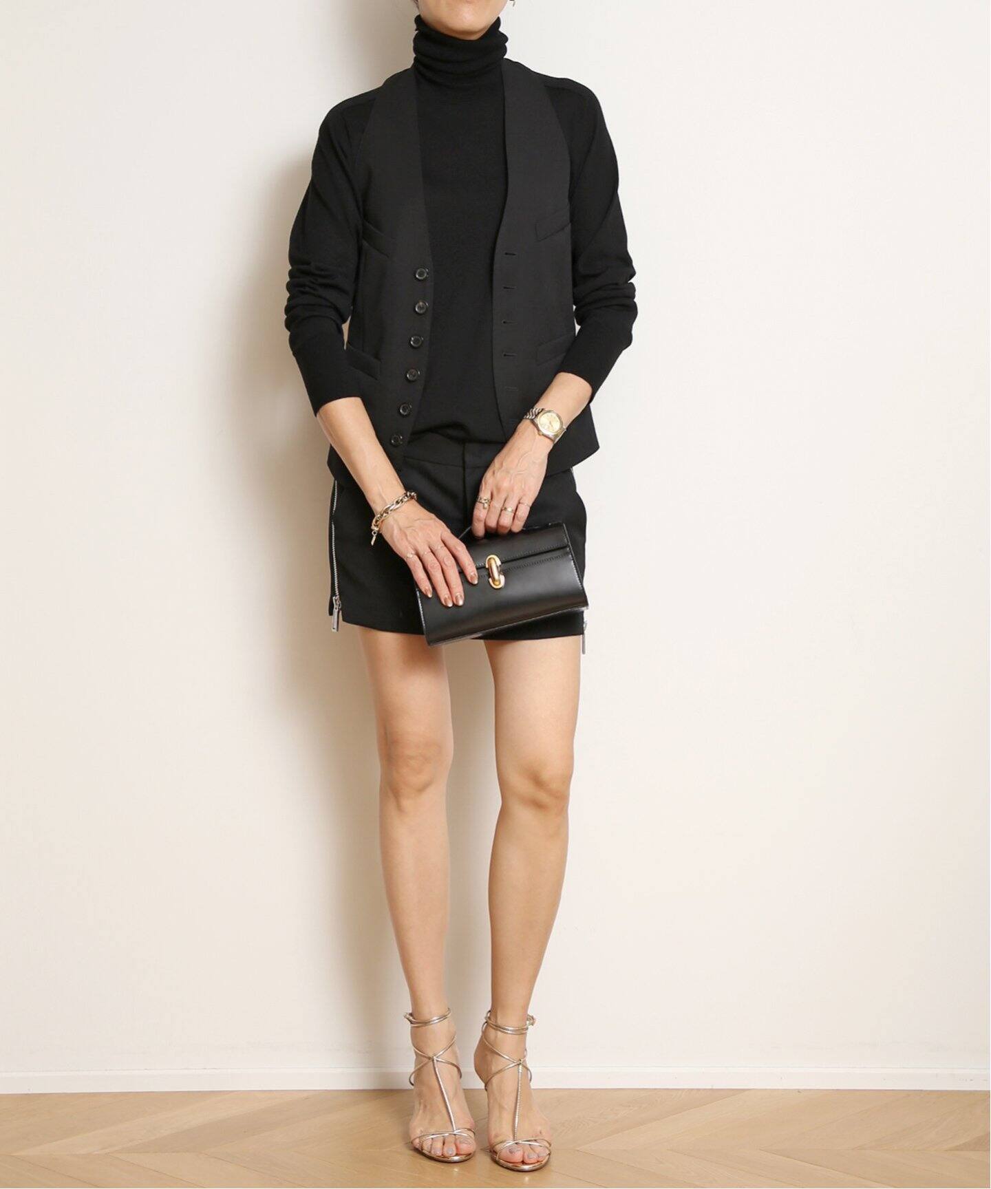 DSQUARED2/ディースクエアード】 ZIPPED AUDRY MINI スカート（ミニ  