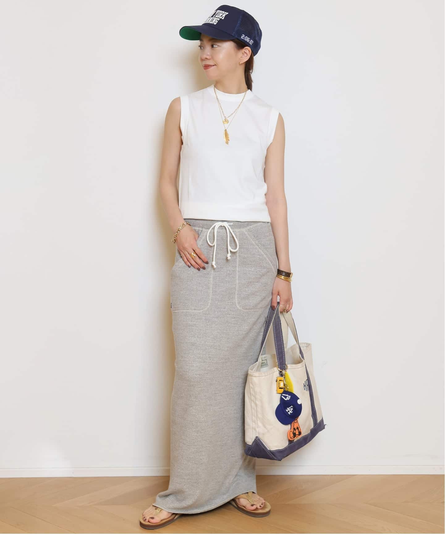 ドゥーズィエムクラス　MADISONBLUE リネンマキシスカート01 ドゥーズィエムクラス MADISONBLUE リネンマキシスカート01