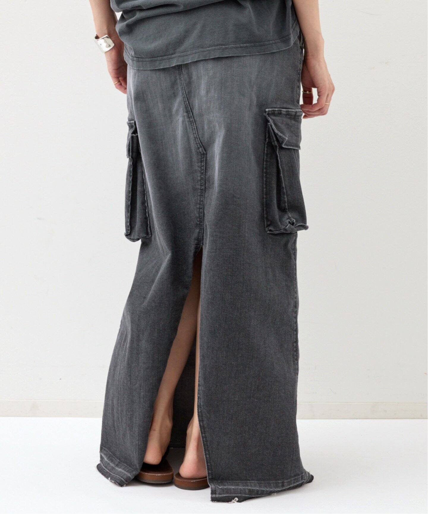 GOOD GRIEF!/グッド グリーフ】 CARGO LONG SKIRT（ロング・マキシ丈  