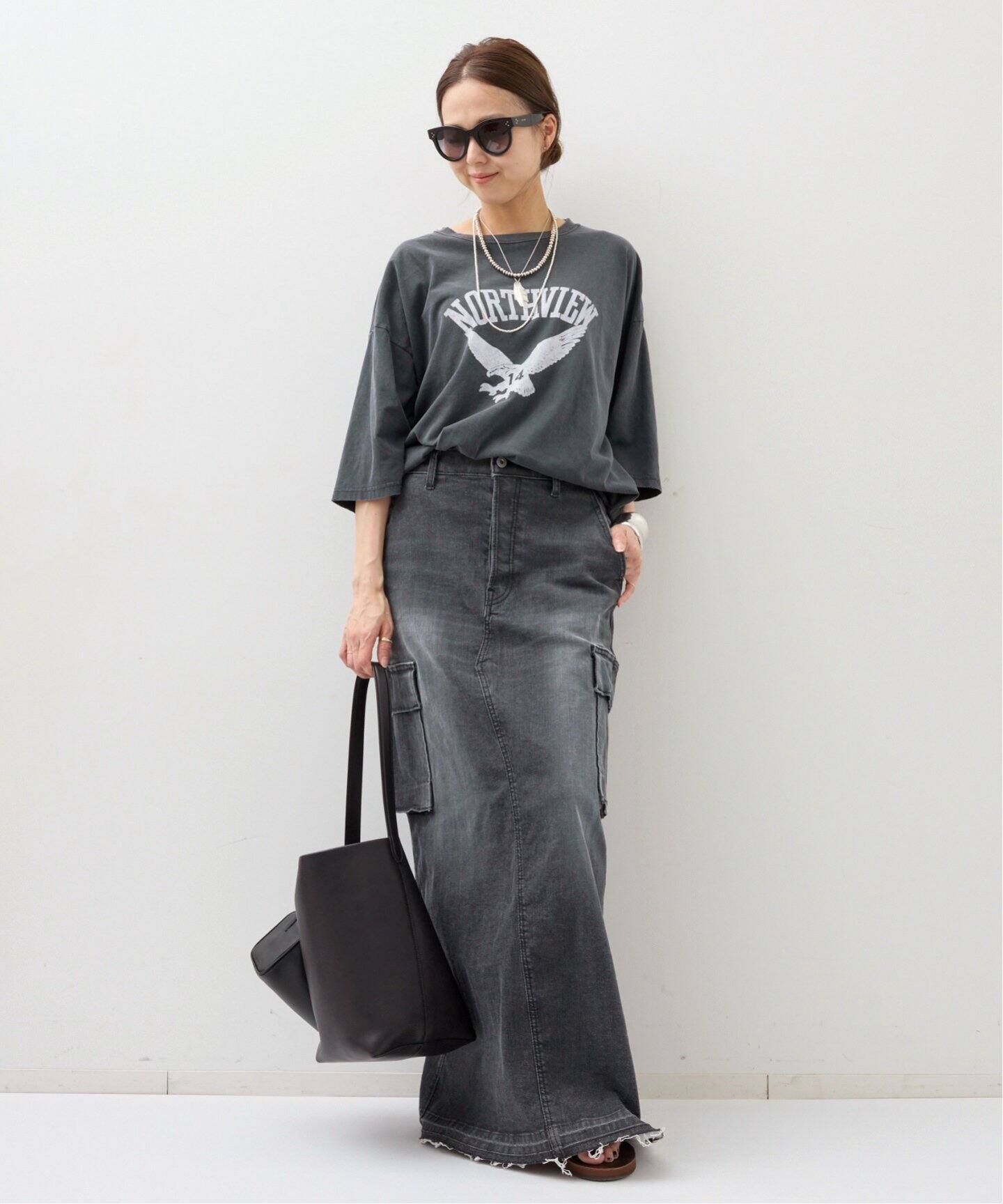 GOOD GRIEF!/グッド グリーフ】 CARGO LONG SKIRT（ロング・マキシ丈 
