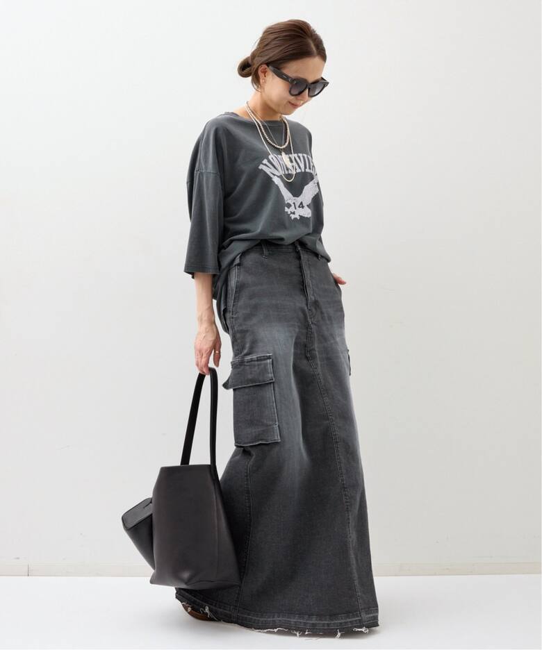 GOOD GRIEF!/グッド グリーフ】 CARGO LONG SKIRT（ロング・マキシ丈  