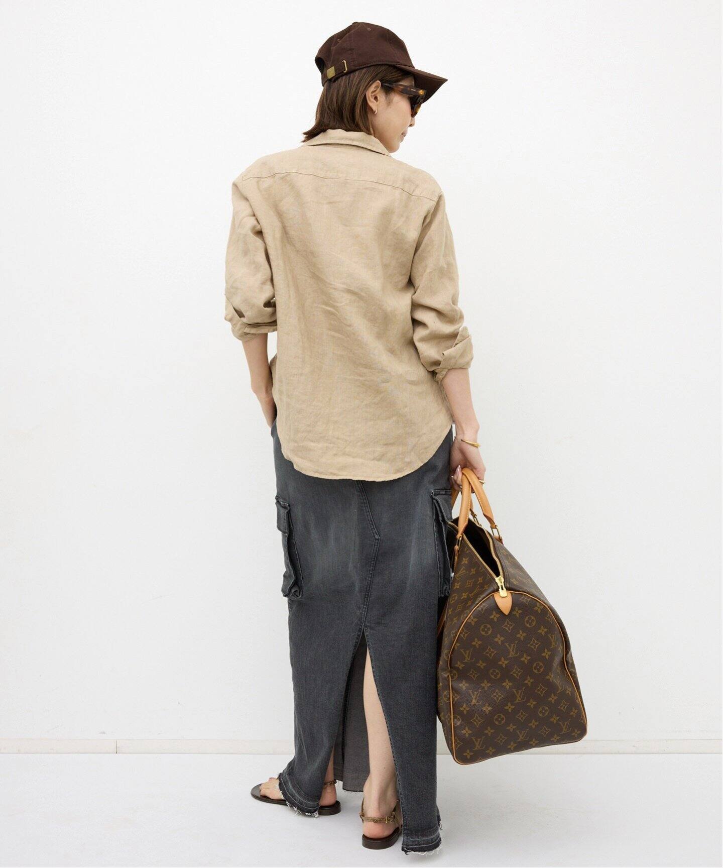 GOOD GRIEF!/グッド グリーフ】 CARGO LONG SKIRT（ロング・マキシ丈  