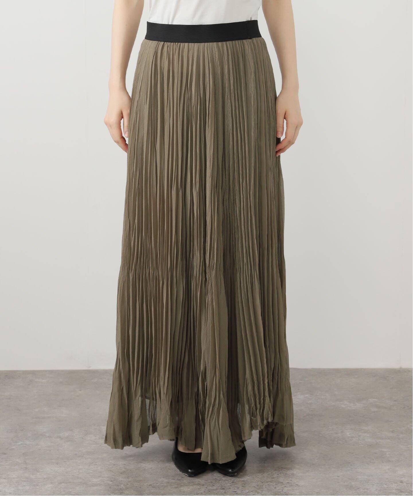 PLEATS SKIRT（ロング・マキシ丈スカート）｜L'Appartement