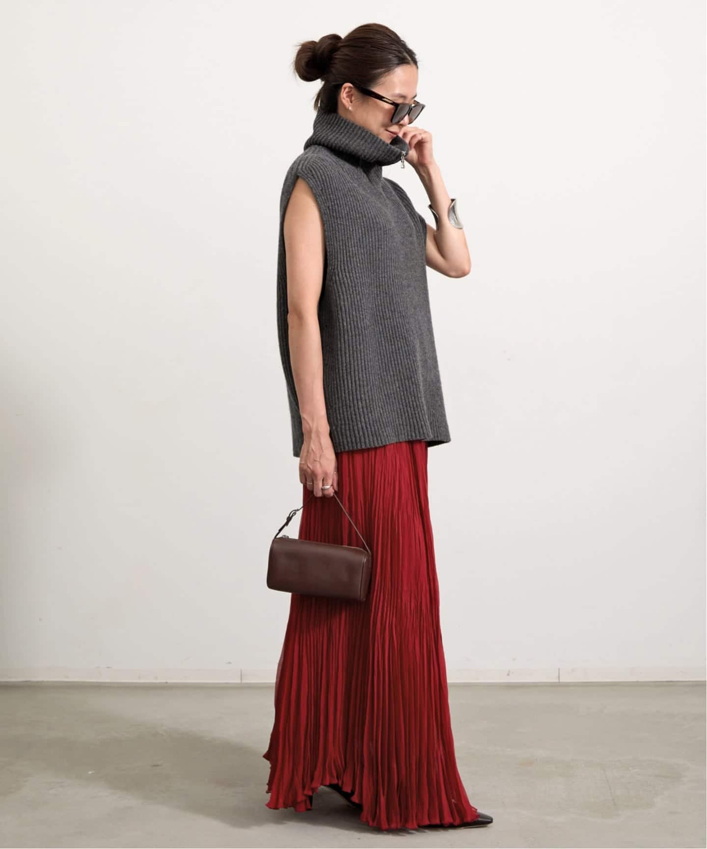 L'Appartement アパルトモン Back Slit Long スカート Slit Long Skirt（ロング・マキシ丈スカート）｜L'Appartement