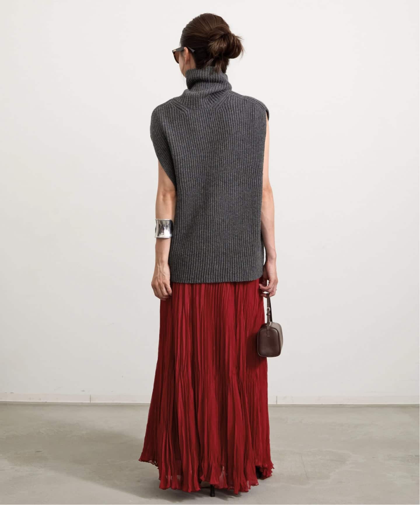 PLEATS SKIRT（ロング・マキシ丈スカート）｜L'Appartement