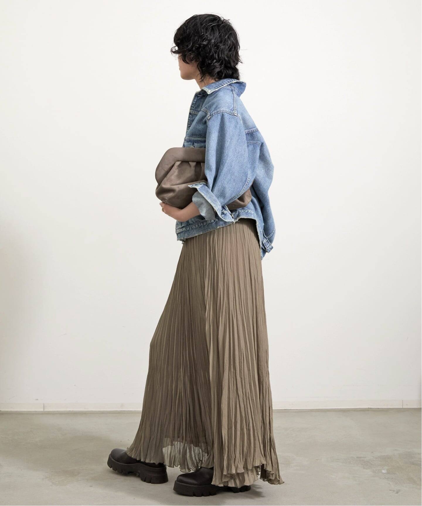 スカート L'Appartement Lisiere Pleats Skirt PLEATS SKIRT（ロング・マキシ丈スカート）｜L'Appartement