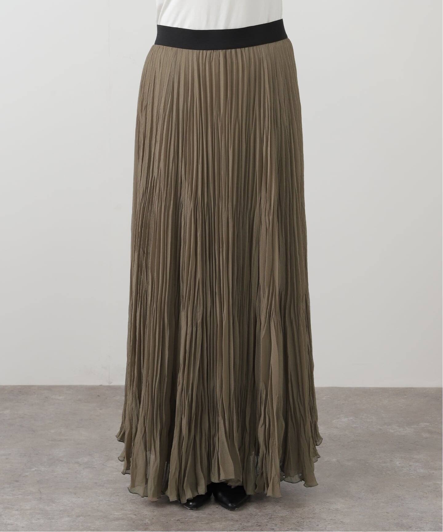 PLEATS SKIRT（ロング・マキシ丈スカート）｜L'Appartement