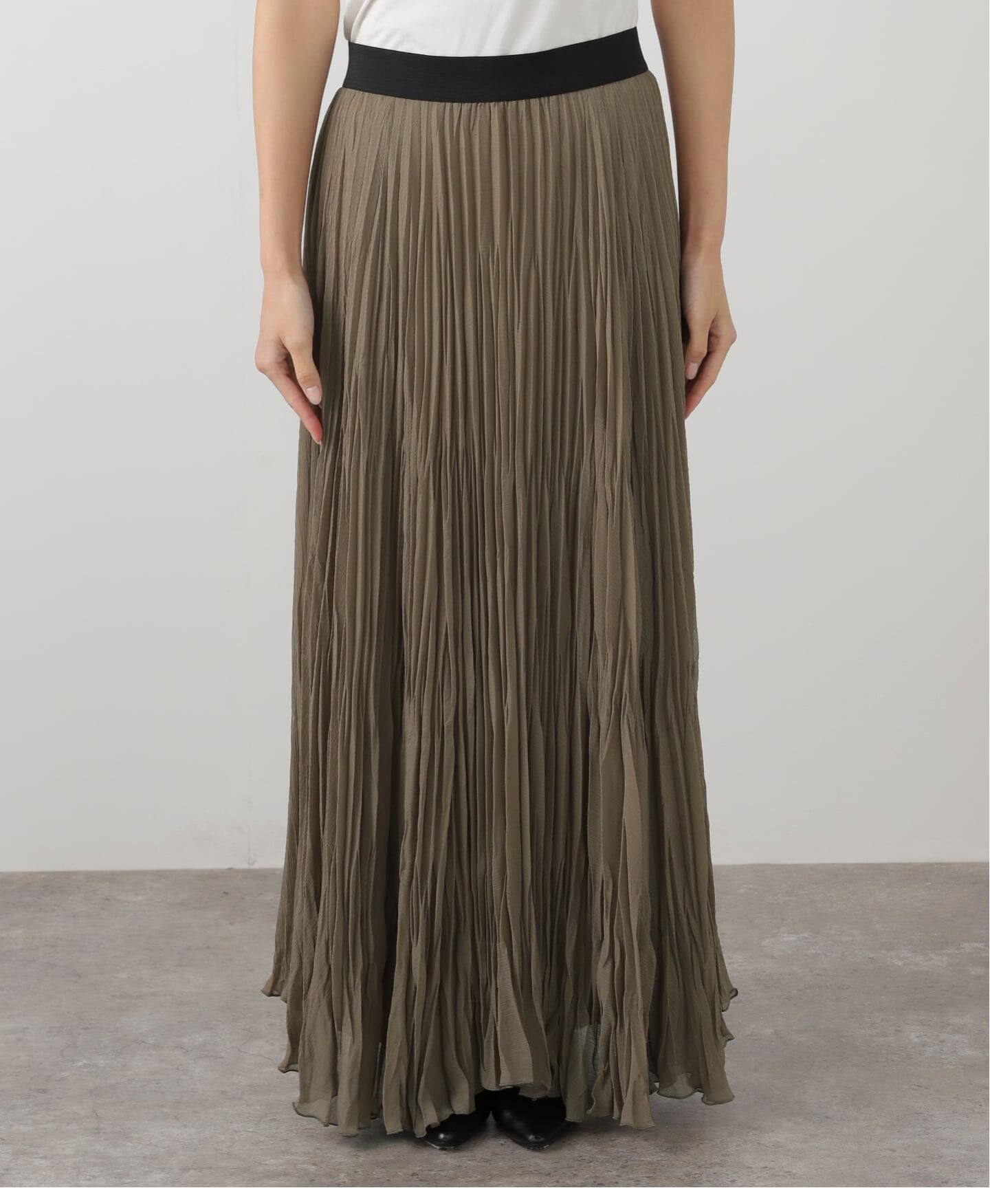 PLEATS SKIRT（ロング・マキシ丈スカート）｜L'Appartement
