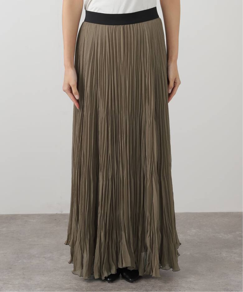 PLEATS SKIRT（ロング・マキシ丈スカート）｜L