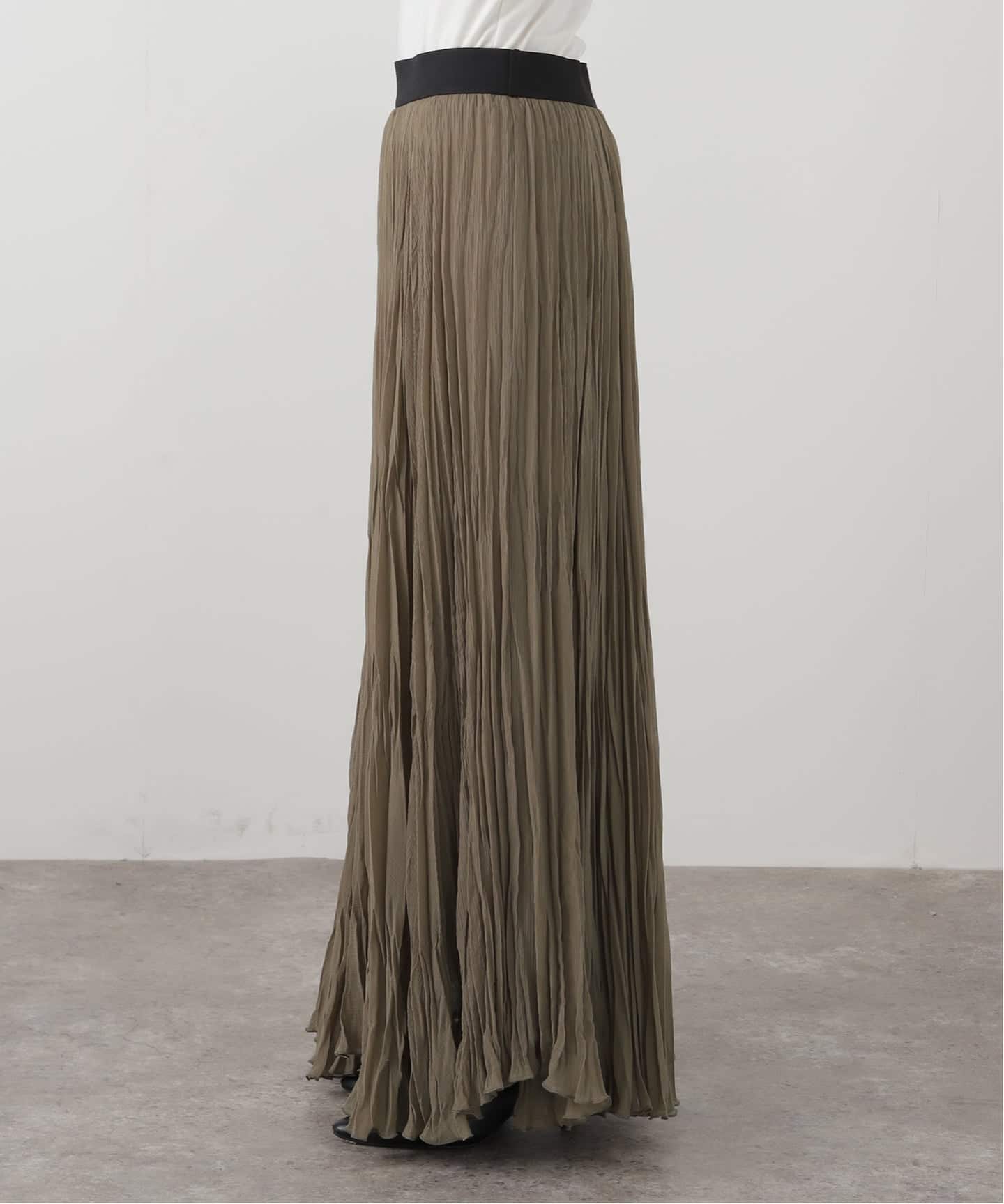 PLEATS SKIRT（ロング・マキシ丈スカート）｜L'Appartement