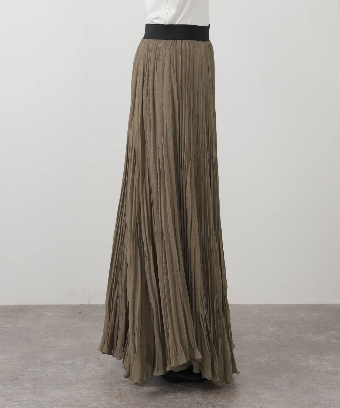 PLEATS SKIRT（ロング・マキシ丈スカート）｜L'Appartement