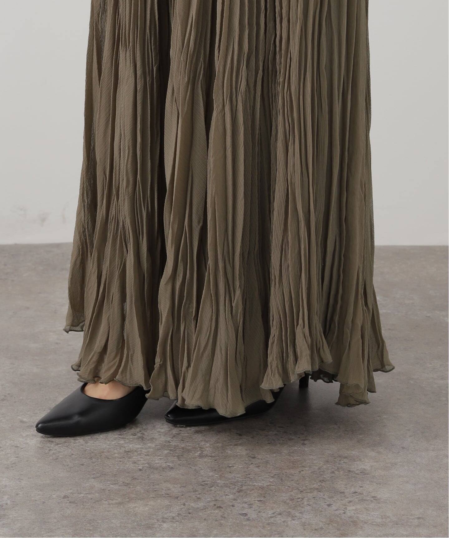 PLEATS SKIRT（ロング・マキシ丈スカート）｜L'Appartement