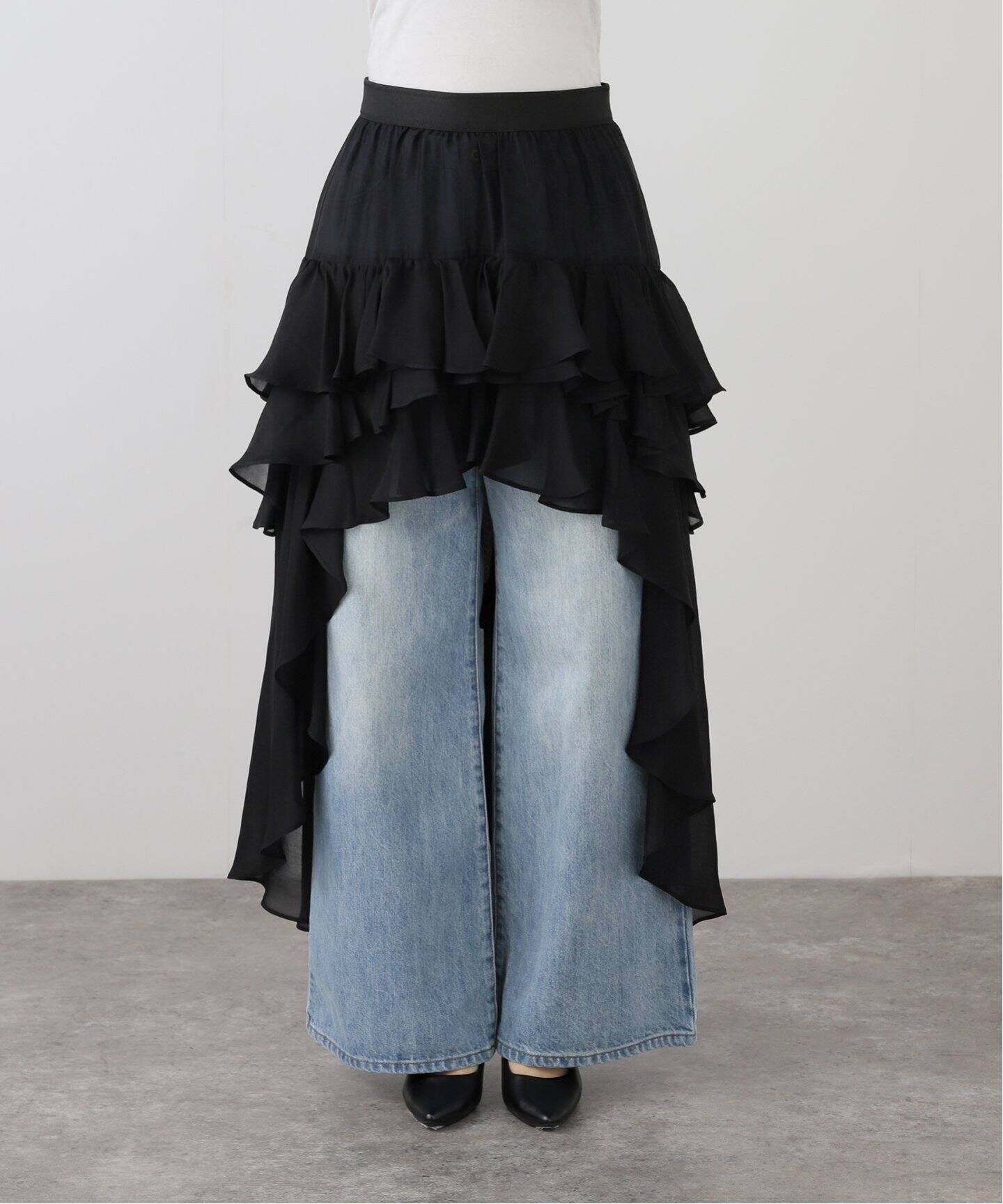 TIERED RUFFLE SKIRT（その他スカート）｜L 