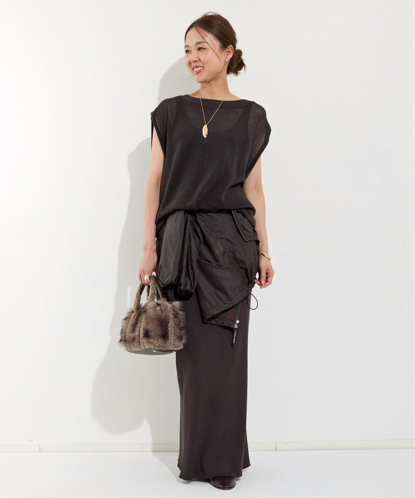 トップス L'Appartement SIDE SLIT KNIT L'Appartementのコーディネートスナップ（BUYER.Y）｜L